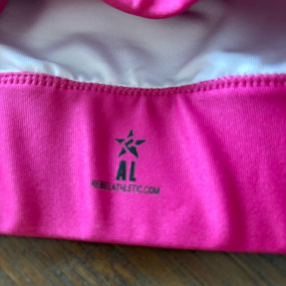 Rebel Athletic Babydoll Top in Pretty Pink size adult L - Picture 8 of 14